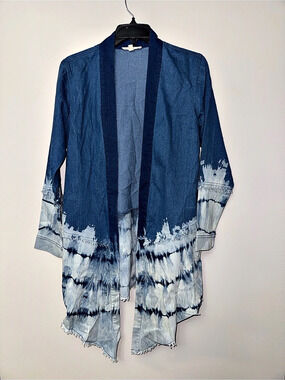 Indigo Thread Co. Women's Blue Tie-Dye Tunic